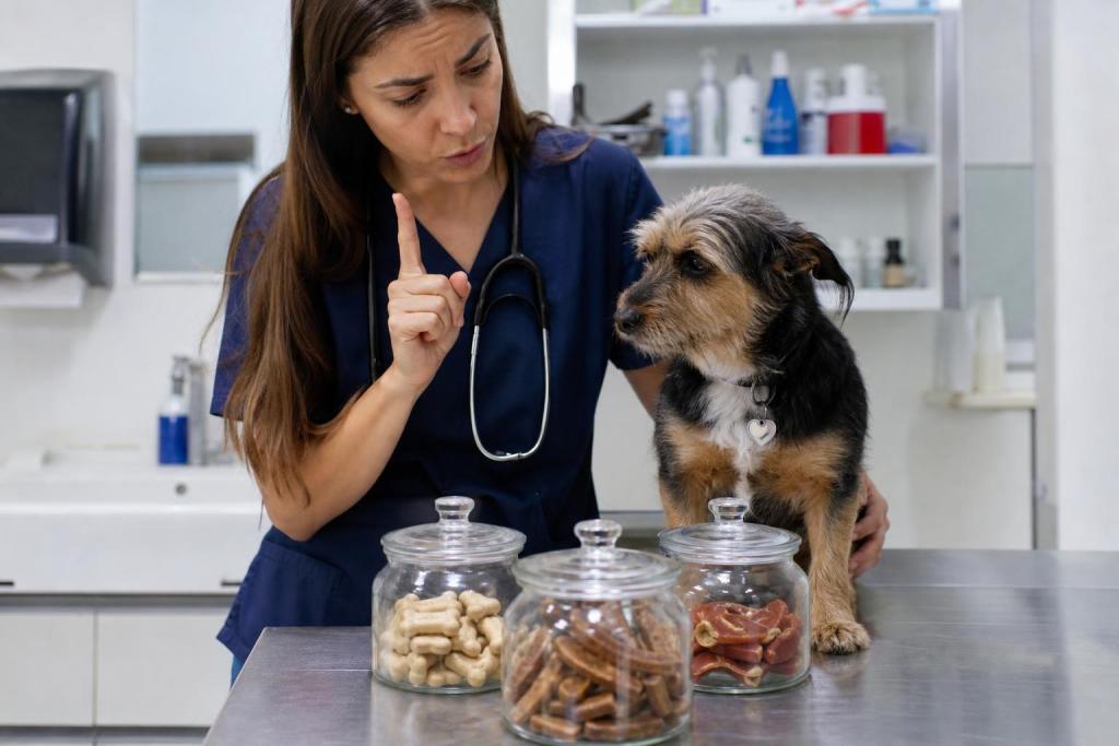 Soy veterinaria y nunca le daría a mi perro estas tres golosinas que todos compran